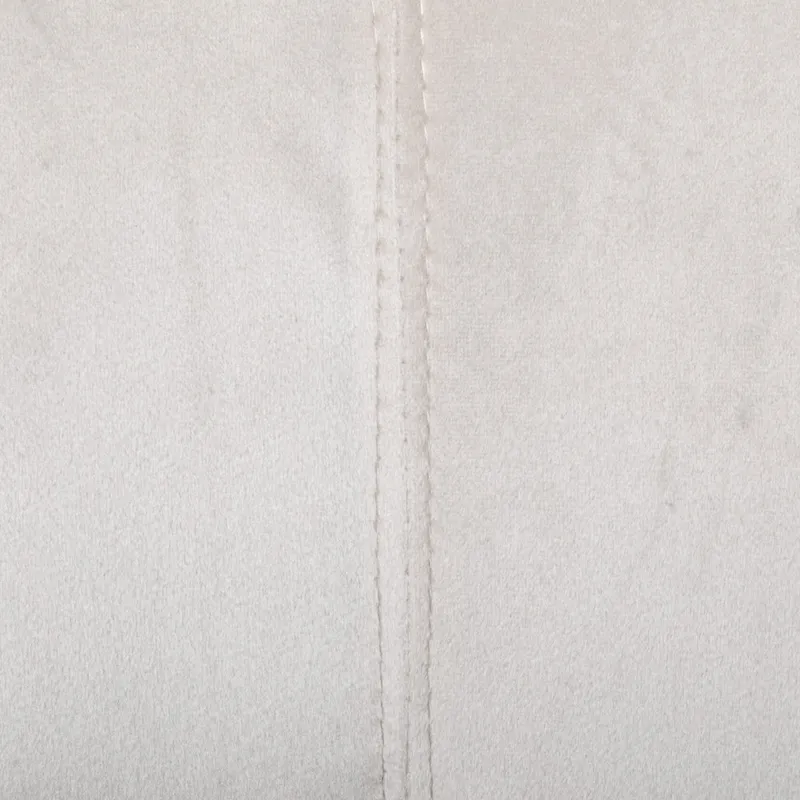 Velvet Channel Stitched 3-seater Sofa with Metal Legs