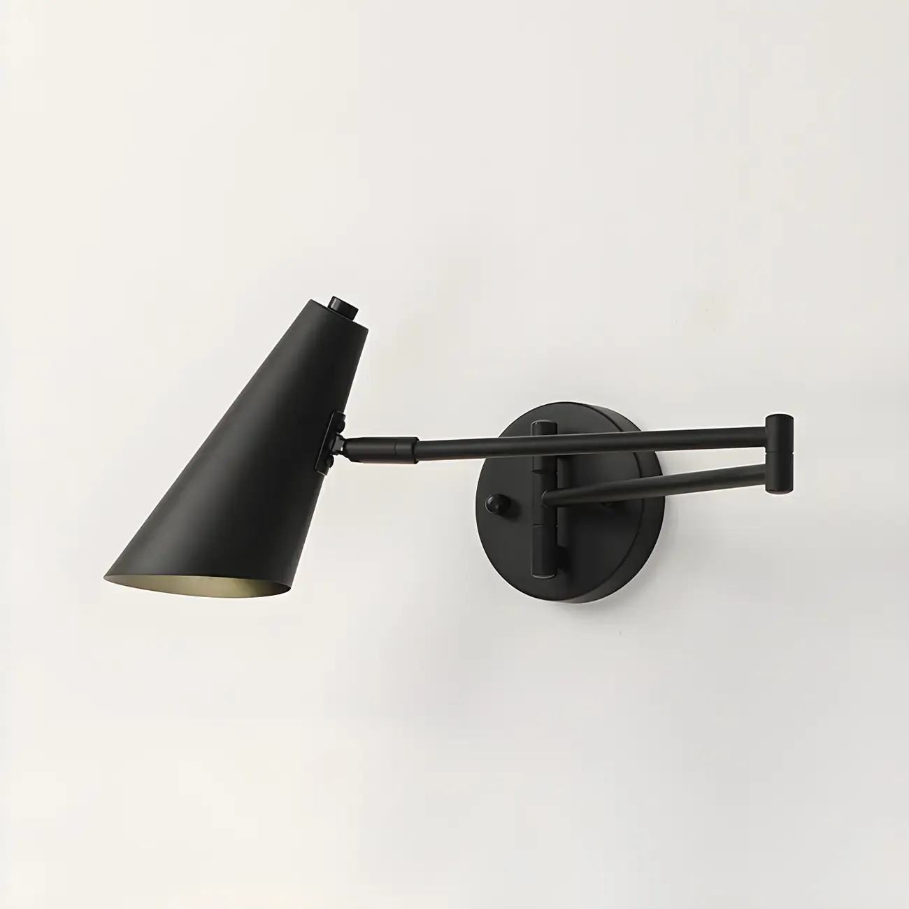 Modern Gold Simple Swing Arm Wall Light