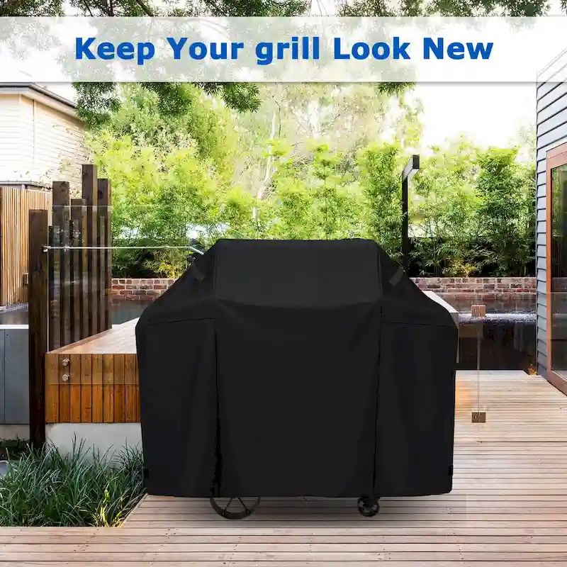 Heavy Duty BBQ Gas Grill Cover Waterproof UV Fade Resistant - 55 x 30 x 47