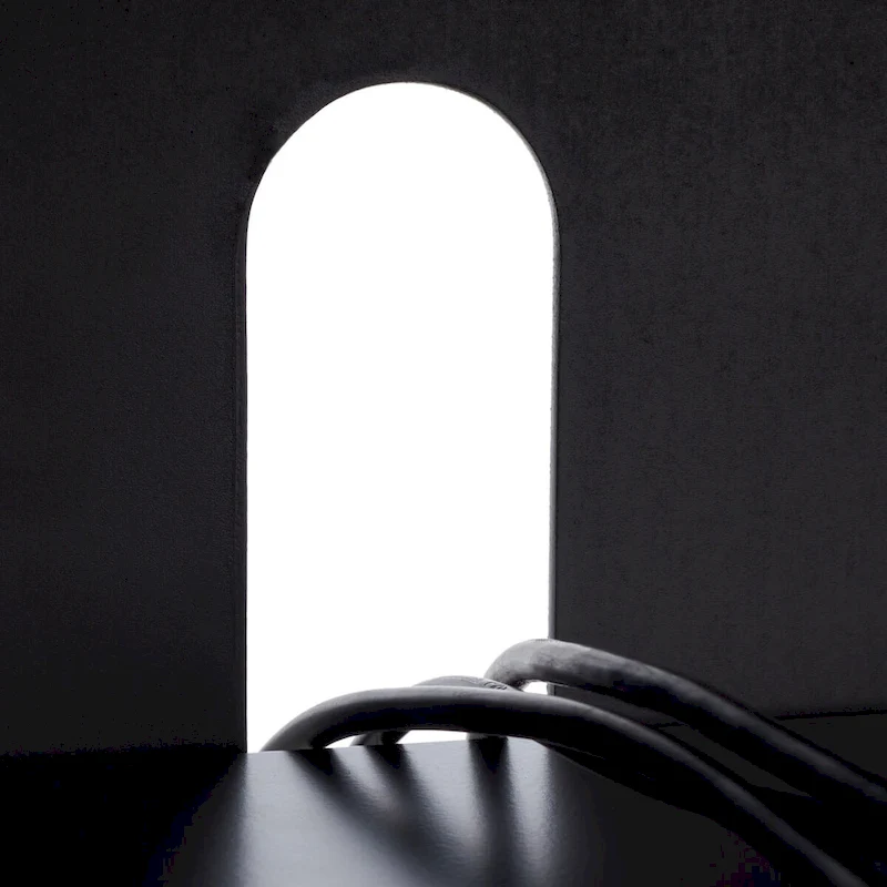 SAFAVIEH Cristen 1 Shelf Rattan Media Stand - 54 W x 15 D x 22 H - 54Wx15Dx22H