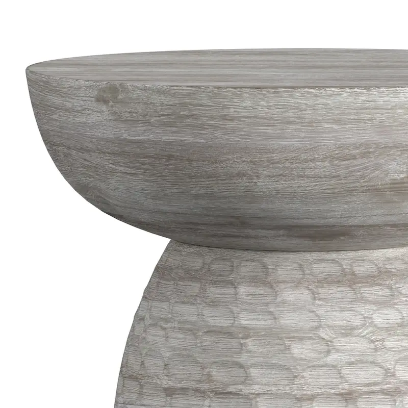 Solid Wood Accent Table - 12.6