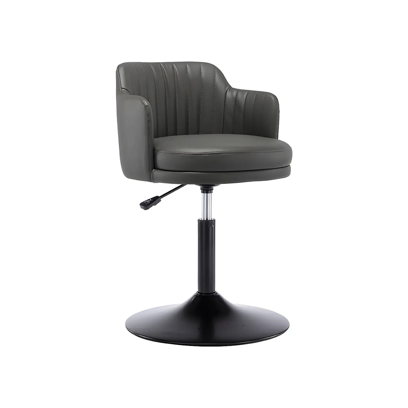 Modern Leather Armrests Swivel Adjustable Bar Stool