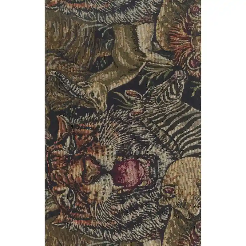 Bali Rattan Swivel Rocker with Tapestry Cushion