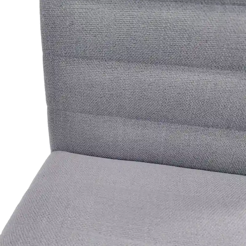 Mid-Century Modern Channel Stitch Dining Chairs - Set of 2