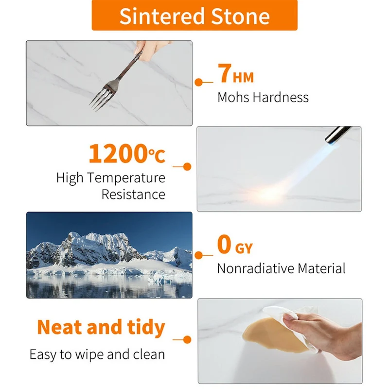 Frame Coffee Table Rectangular Cocktail Table Marble Metal Sofa Table