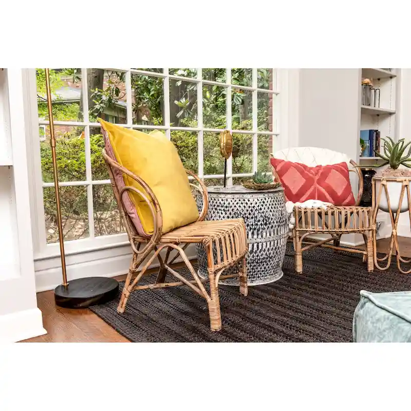 Pure Bamboo Chair with Rounded Back