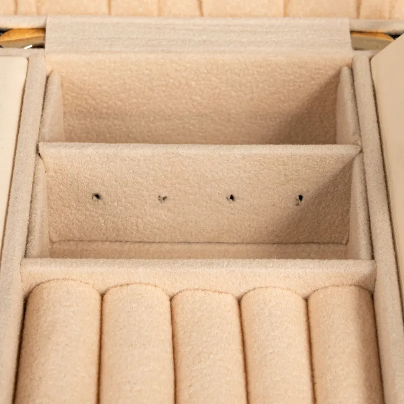 Household Essentials Fabric Travel Jewelry Organizer Box - 7.1L x 3.9W x 2.0H