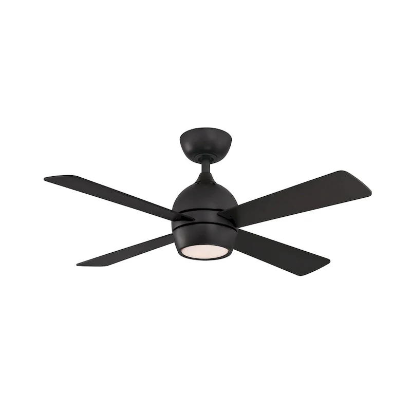 Fanimation Kwad 44  4 Blade Indoor LED Ceiling Fan with Remote Control