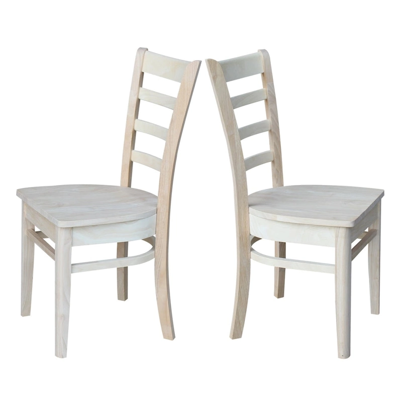 International Concepts Set of Two Emily Side Chairs