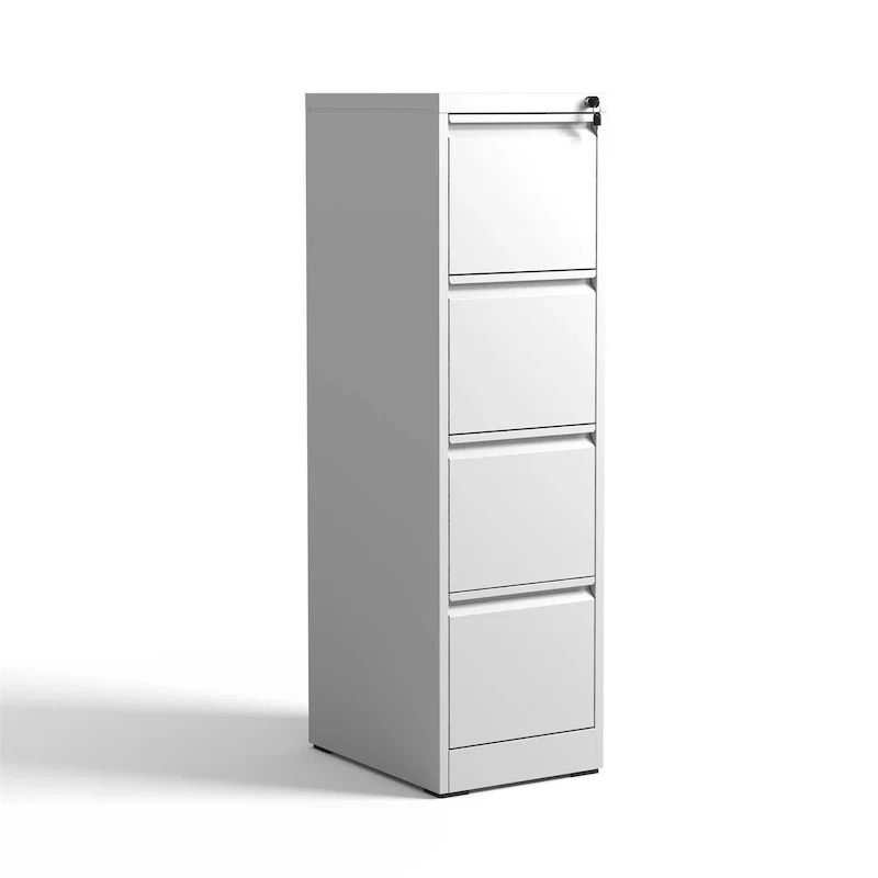 4 Drawer Metal Vertical File Cabinet with Lock
