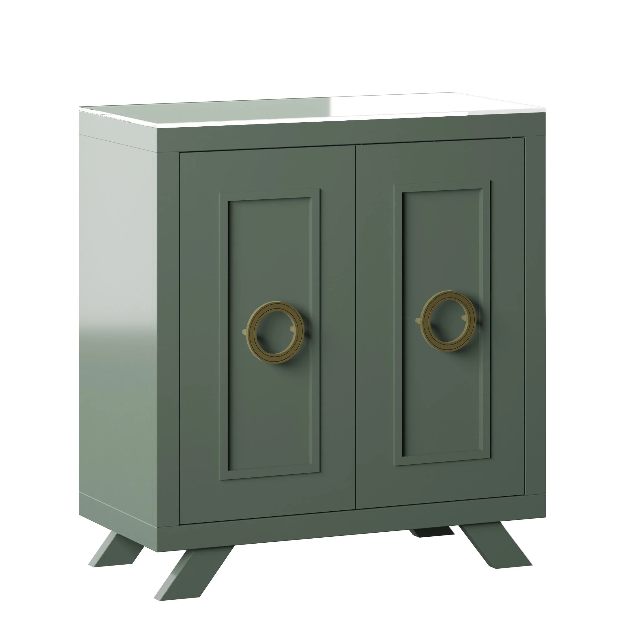 Contemporary Modern Entryway Accent Cabinet