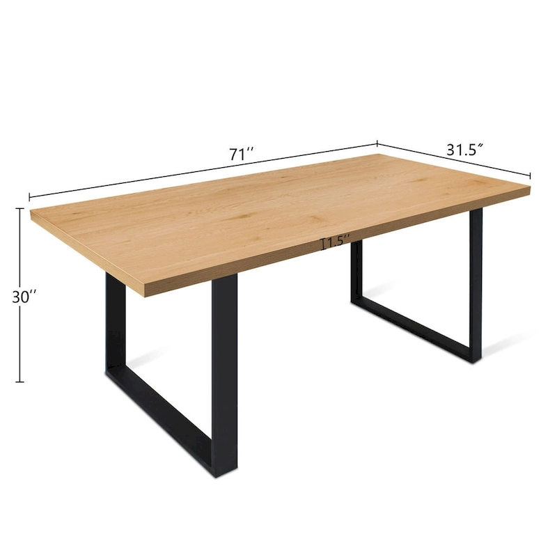 71x31.5 Modern Rectangle Dining Table