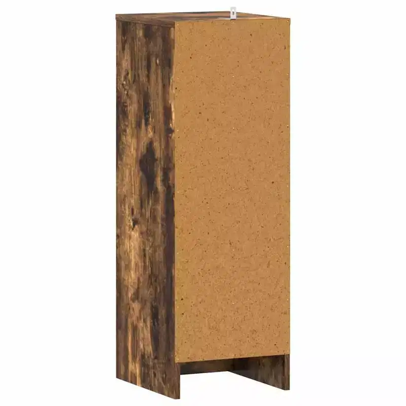 vidaXL Shoe Cabinet Smoked Oak Engineered Wood Medium Shoe Cabinet