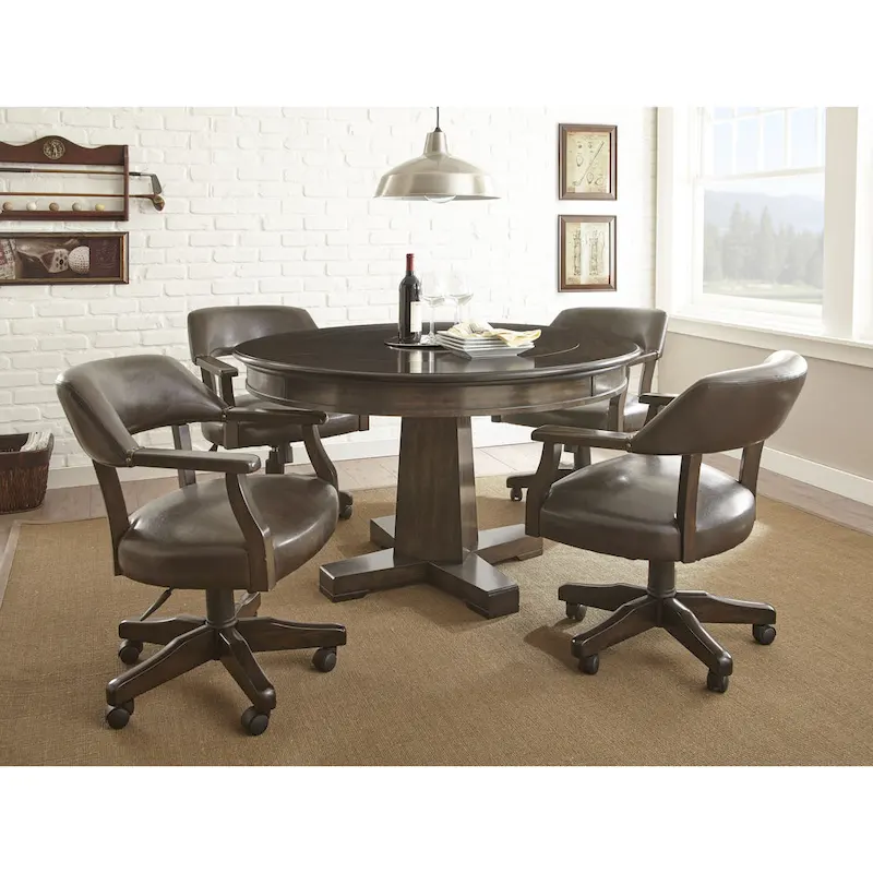 Steve Silver Reynolds Adjustable Captains Chair with Casters