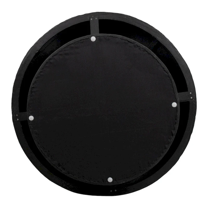 Mila Coconut Shell Round Pedestal Coffee Table by East at Main