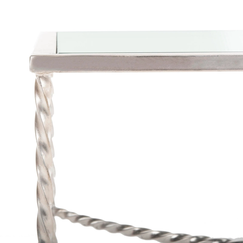 SAFAVIEH Couture Sedighe Glass Coffee Table - 40 W x 24 D x 18 H - 40W x 24D x 18H