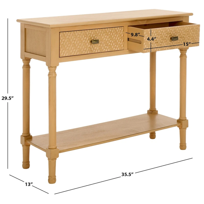 SAFAVIEH Salina 2-Drawer Console Table - 35.5