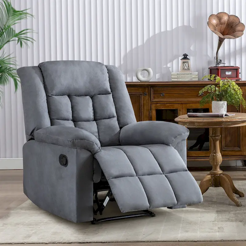 Ebello Classic Soft Padded Manual Recliner