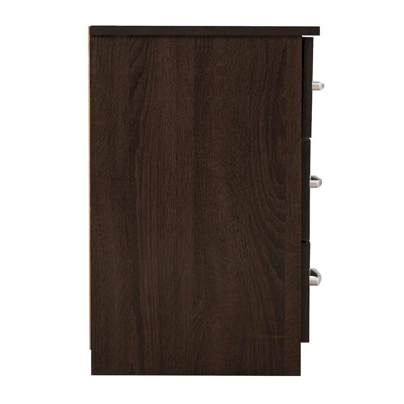 Boston 3-drawer Wooden Nightstand
