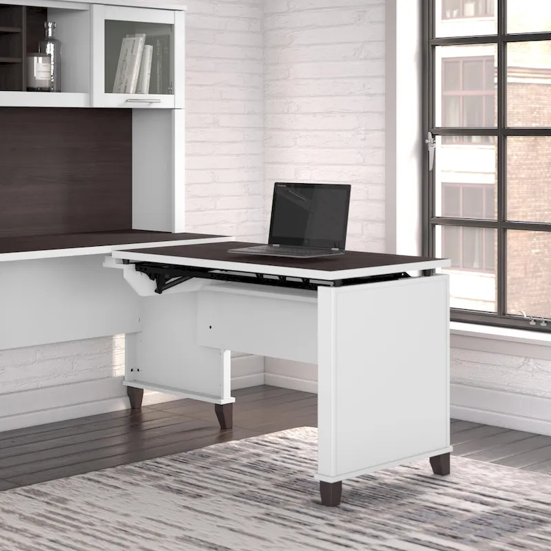 Bush Furniture Somerset 42W 3 Position Sit to Stand Return