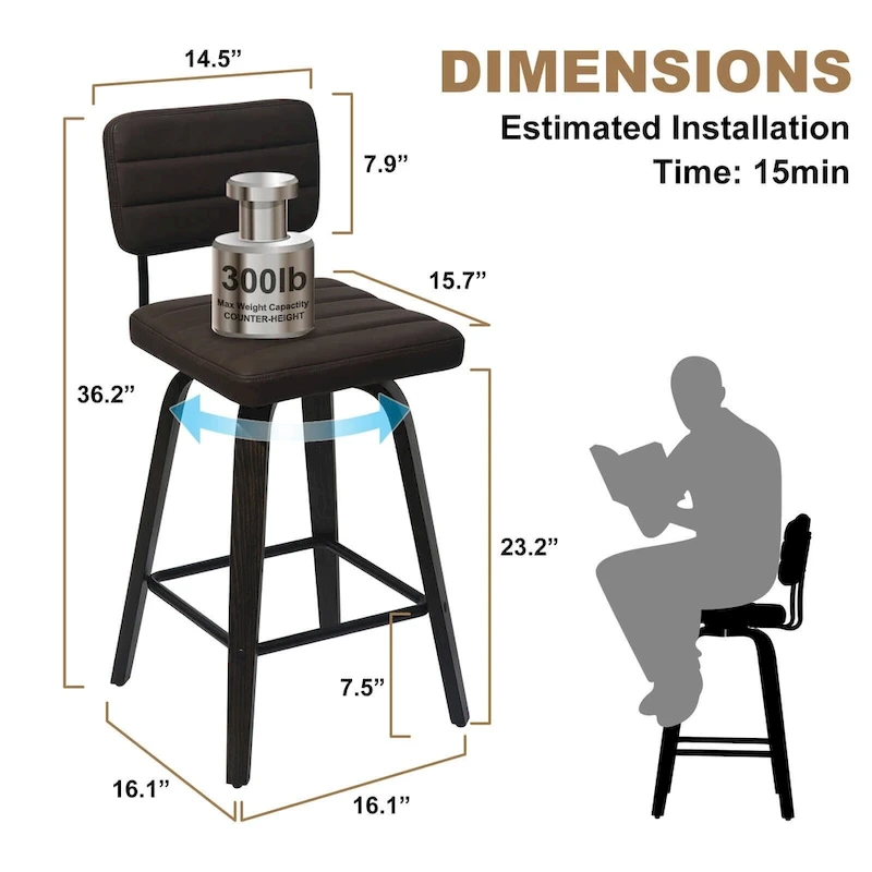 Swivel Bar Stools Bentwood Counter Height Bar Stools