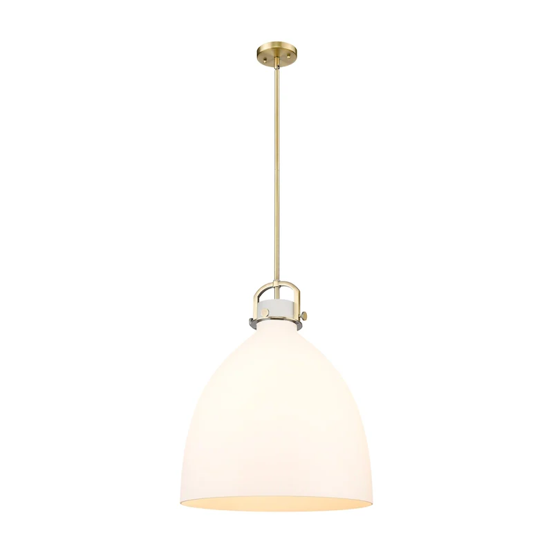 Innovations Lighting Newton Bell - 1 Light 18  Stem Hung Pendant