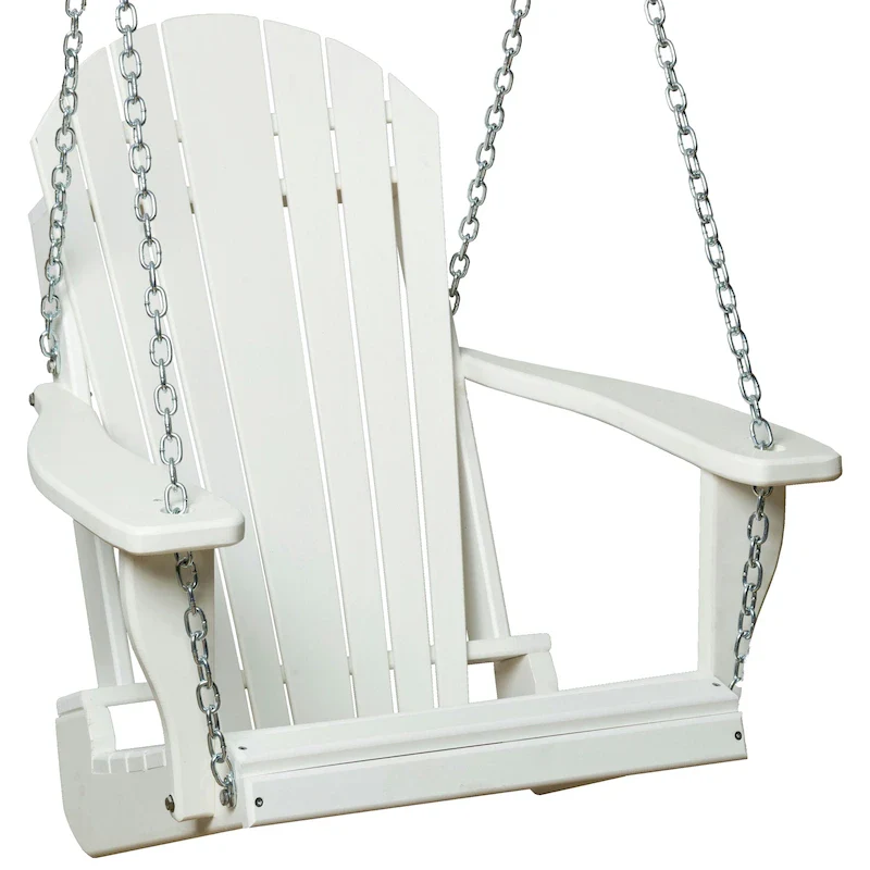 Poly Lumber Adirondack Swing Chair with Chains