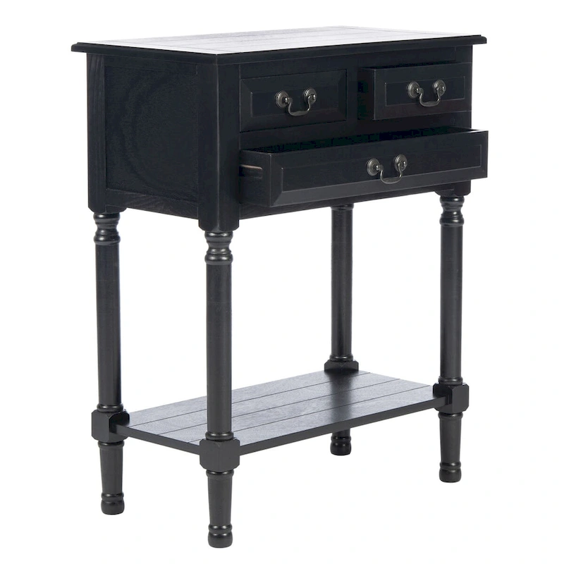 SAFAVIEH Leaner 3-Drawer Console Table - 23.5 W x 13 L x 29.5 H - 24Wx13Dx30H