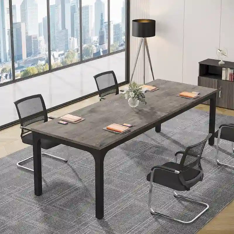 6.5FT Rectangle Conference Meeting Seminar Business Table