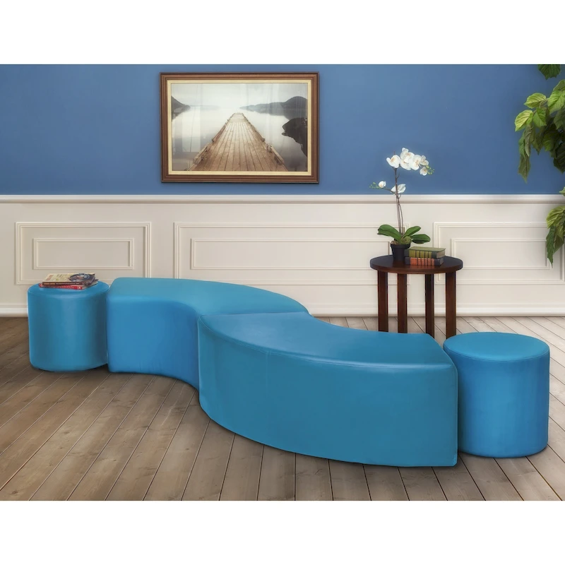 Logan Round Ottoman (Set of 2)