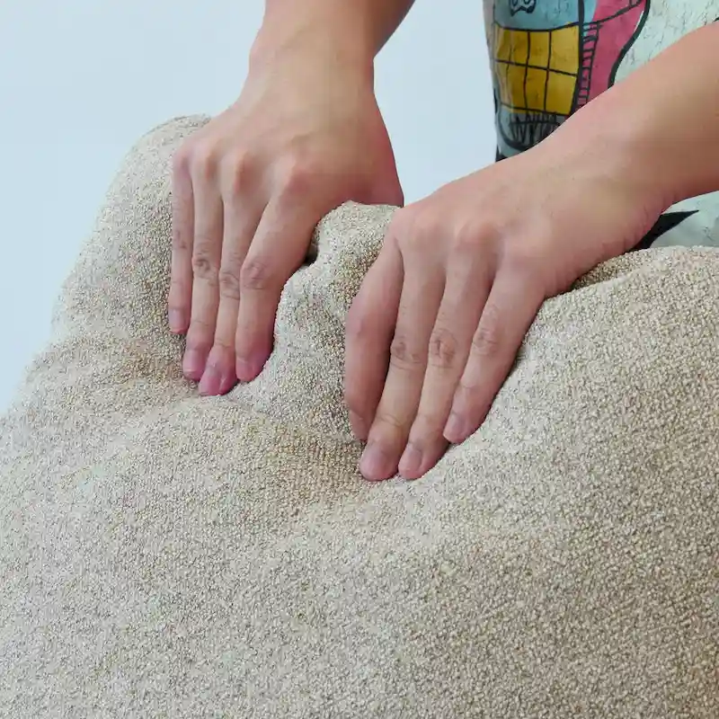 L-shape Linen Upholstered Sectional Sofa Couch