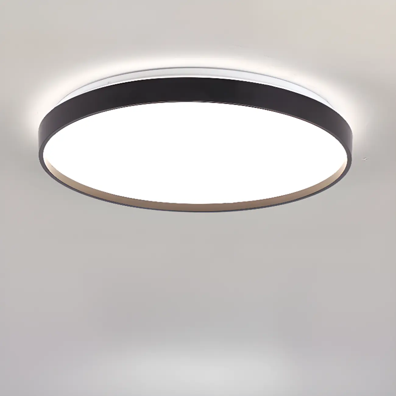 Stylish Circular Acrylic Flush Ceiling Light in Multi Dimming