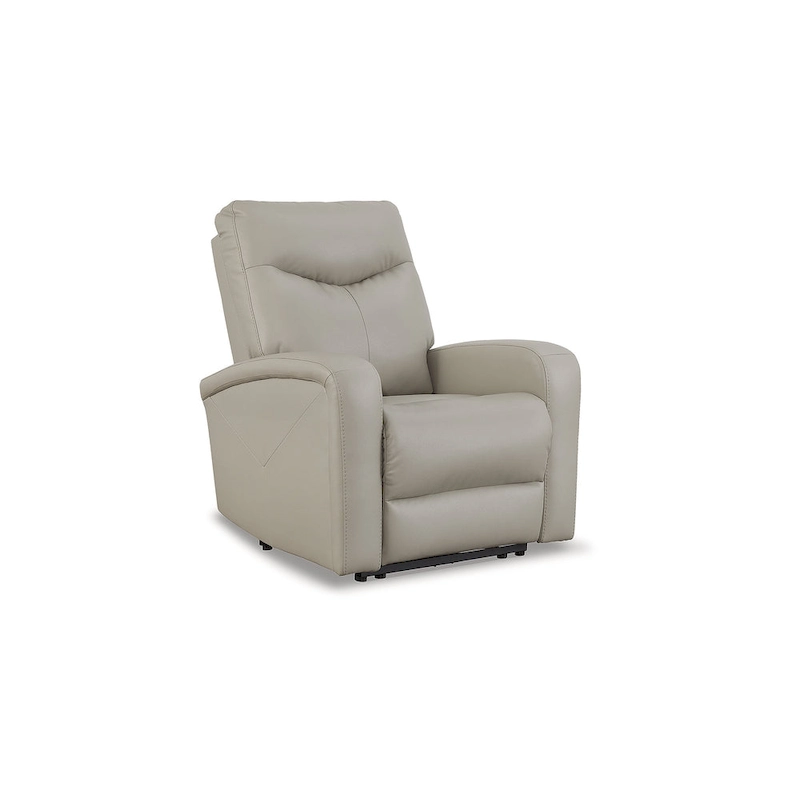 Signature Design by Ashley Ryversans Power Recliner with Adjustable Headrest
