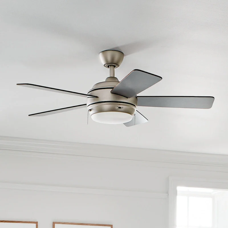 Kichler Lighting Starkk Collection 42-inch Brushed Nickel LED Ceiling Fan