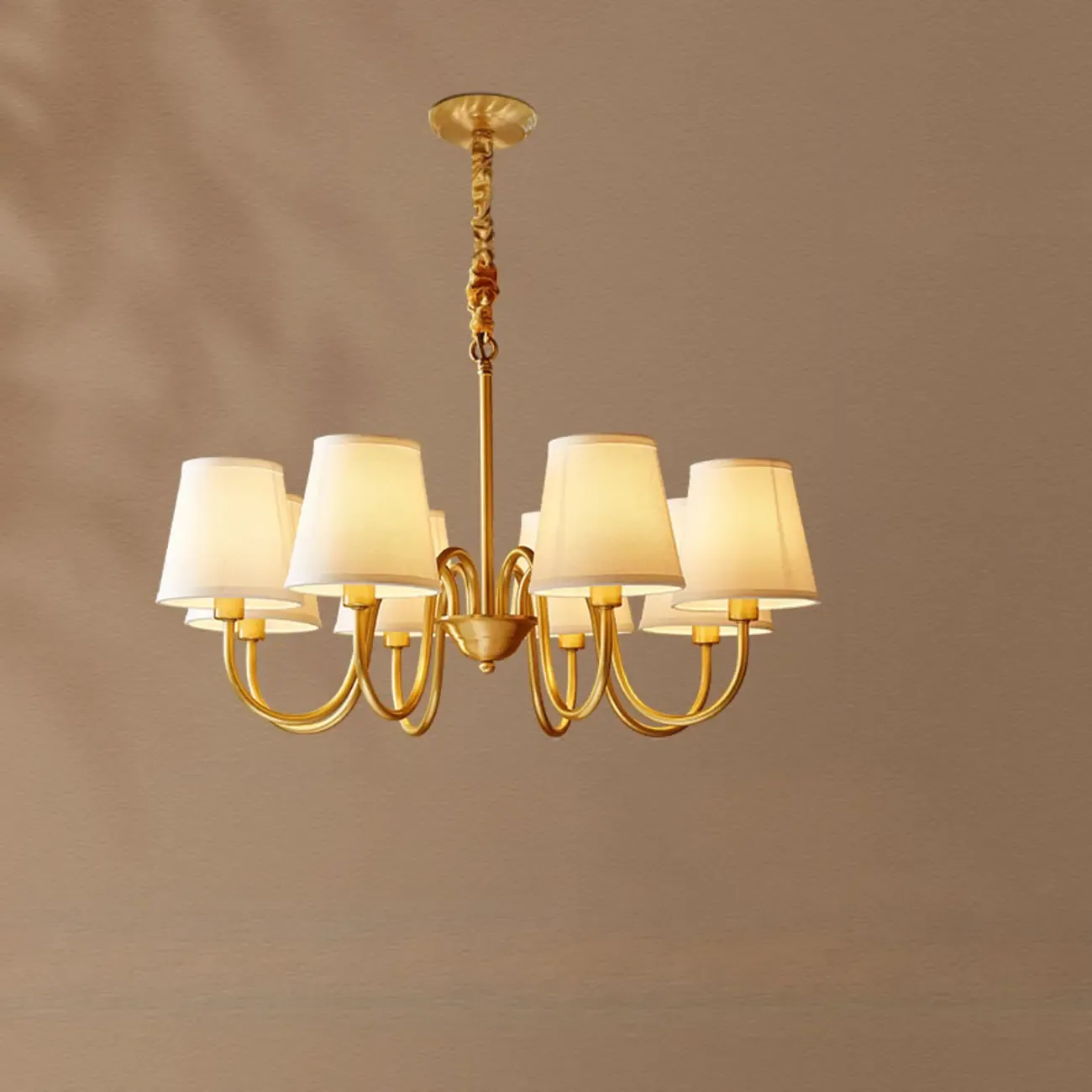 Elegant Modern Hanging Chandelier with Adaptive Height