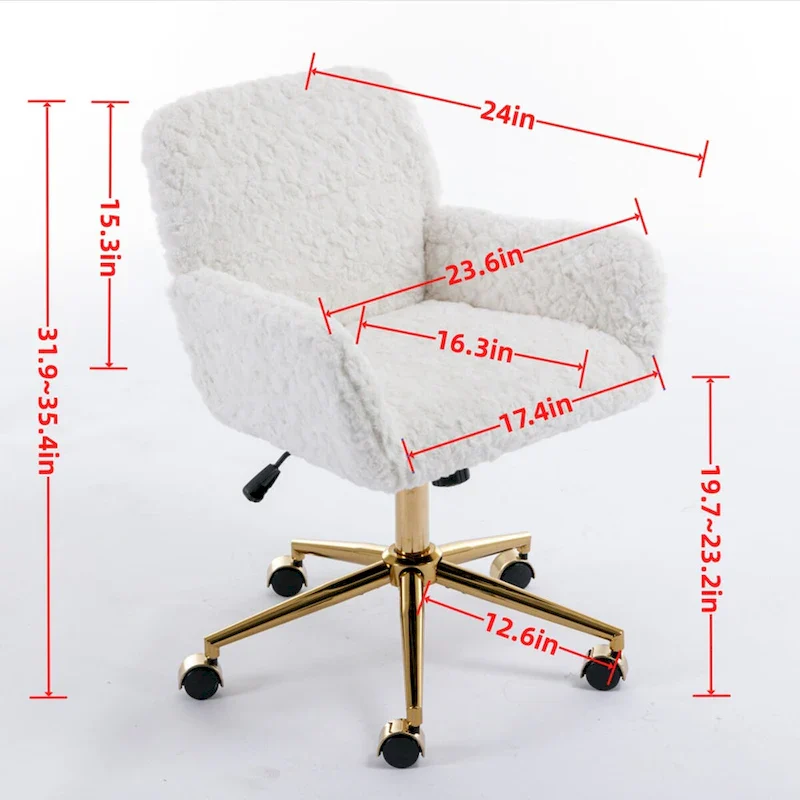 Adjustable Swivel Office Chairs, Vanity Chairs.