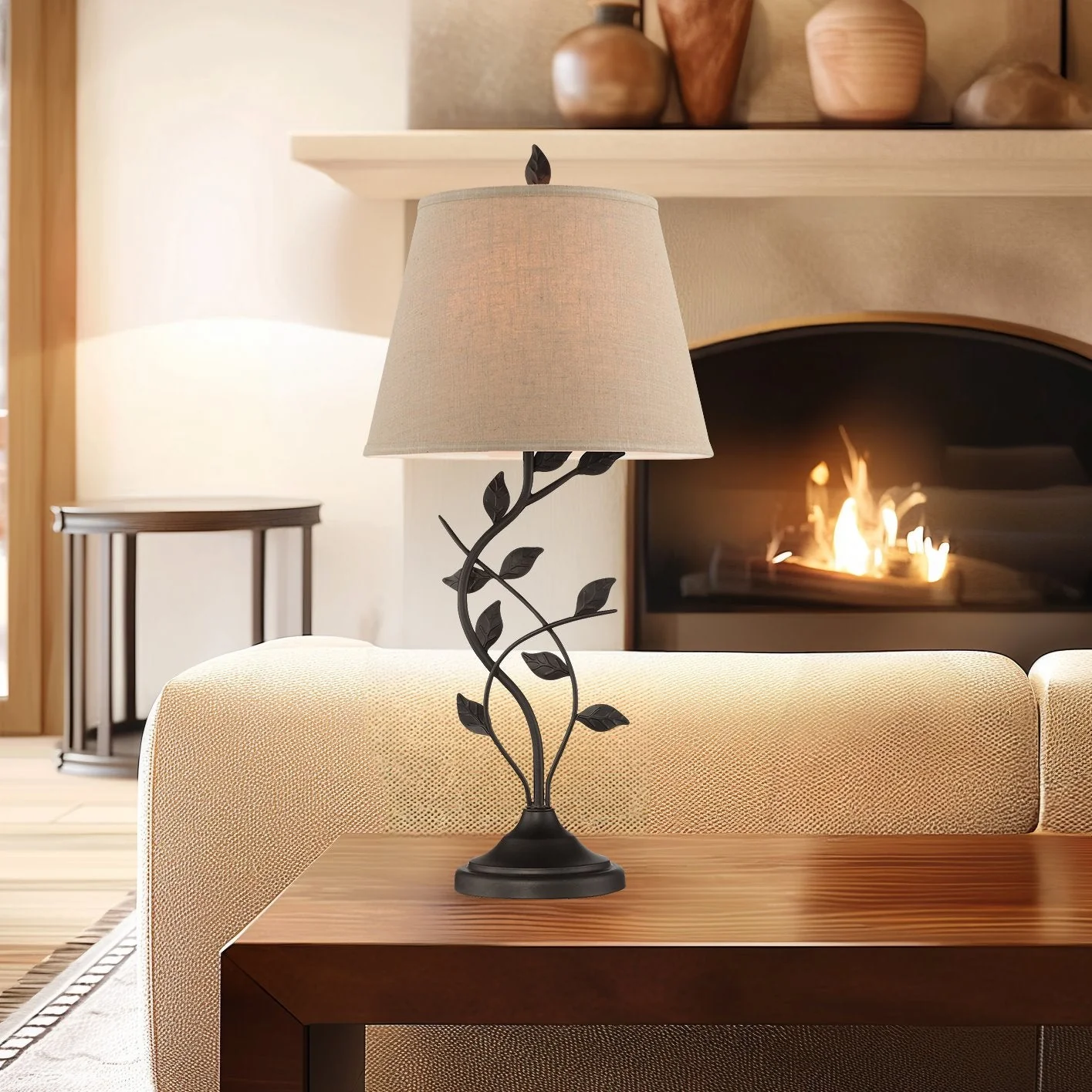 Ambrose 31 Traditional 7W Rustic Table Lamp