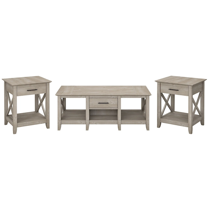 Coffee Table with Set of 2 End Tables