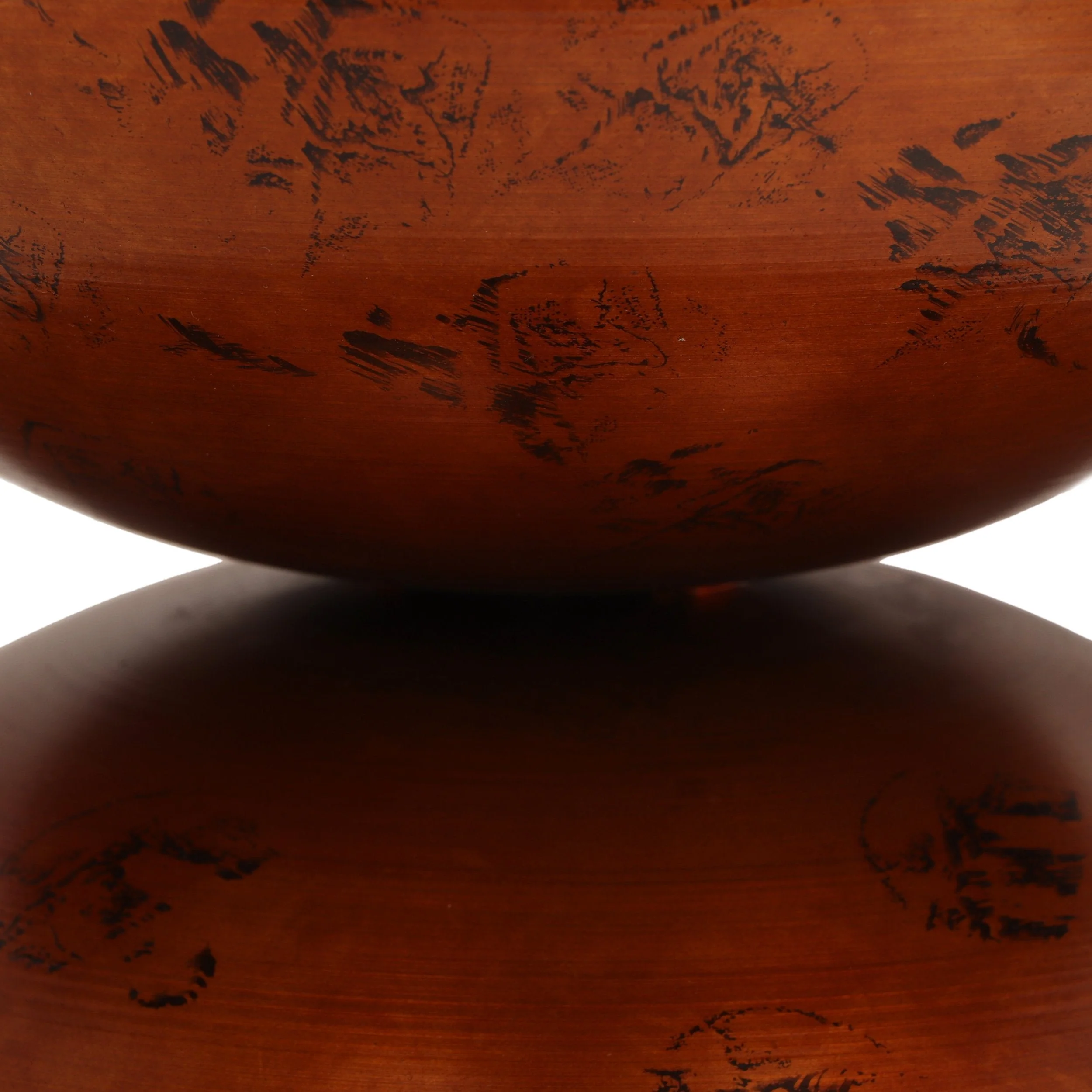 Handcrafted Aluminum Reversible Planter Stand, Rustic Brass - NH573413