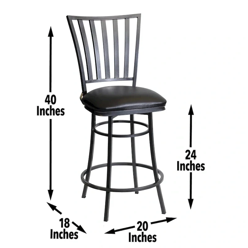 Copper Grove Stewart Commercial Grade Swivel Bar Stool