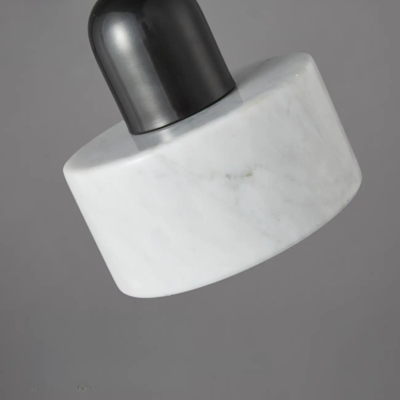 Modern Green Stone Cylinder Black Hanging Pendant Light