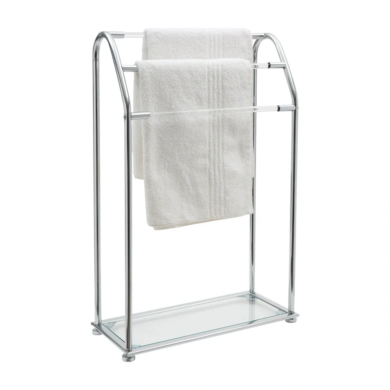 Organize It All Freestanding Acrylic Towel Rack - 22.75x9.87x34.12