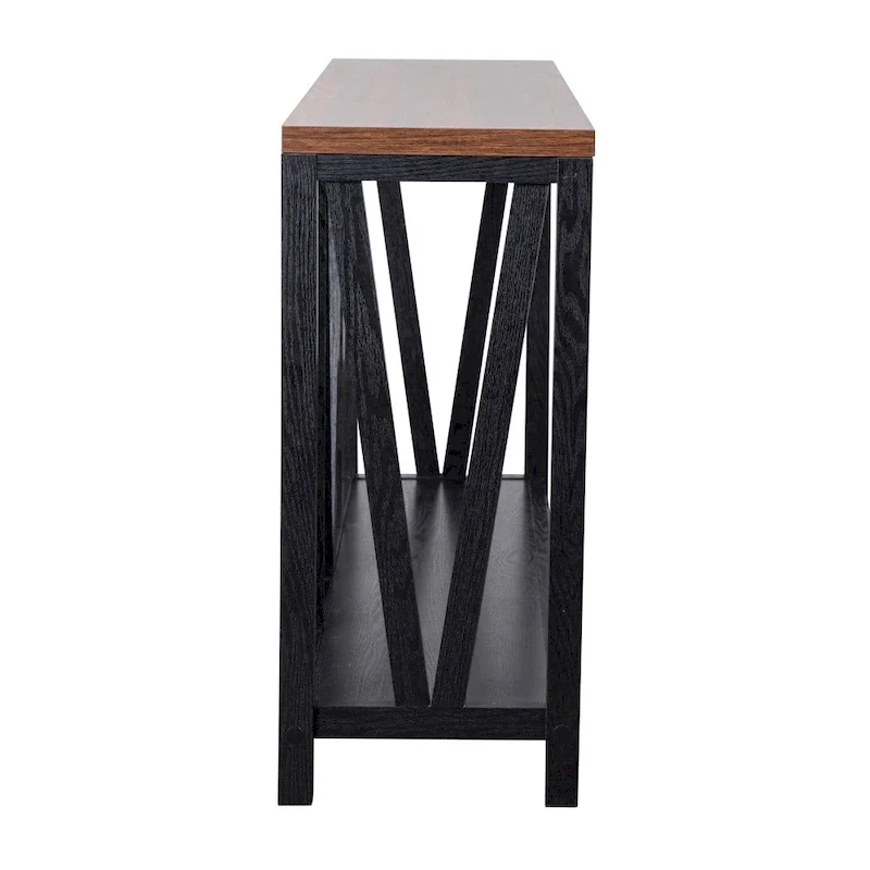 Farmhouse Style Rustic Entryway Console Table