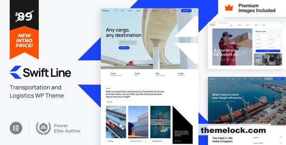 SwiftLine v26 – Transportation Logistics WordPress Theme