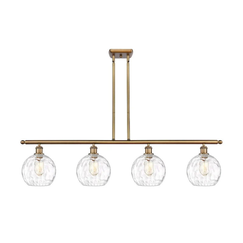Innovations Lighting Ballston Athens Water Glass - 4 Light 48  Island Light