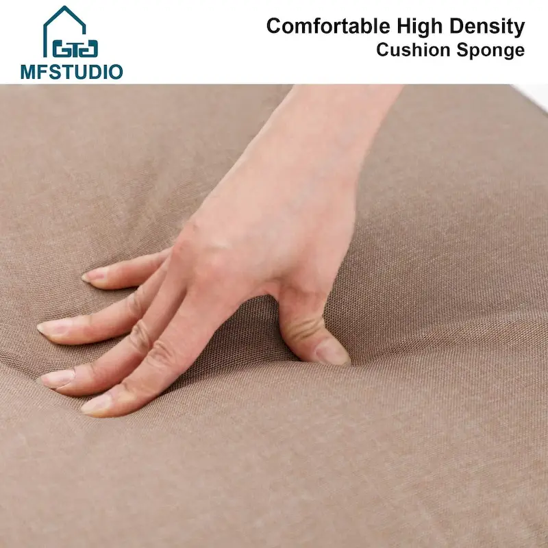 MAISON ARTS 2-Piece Metal Patio Dining Swivel Chairs with Cushions