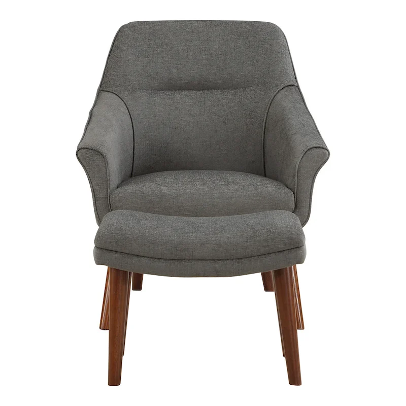 Waneta Chair and Ottoman