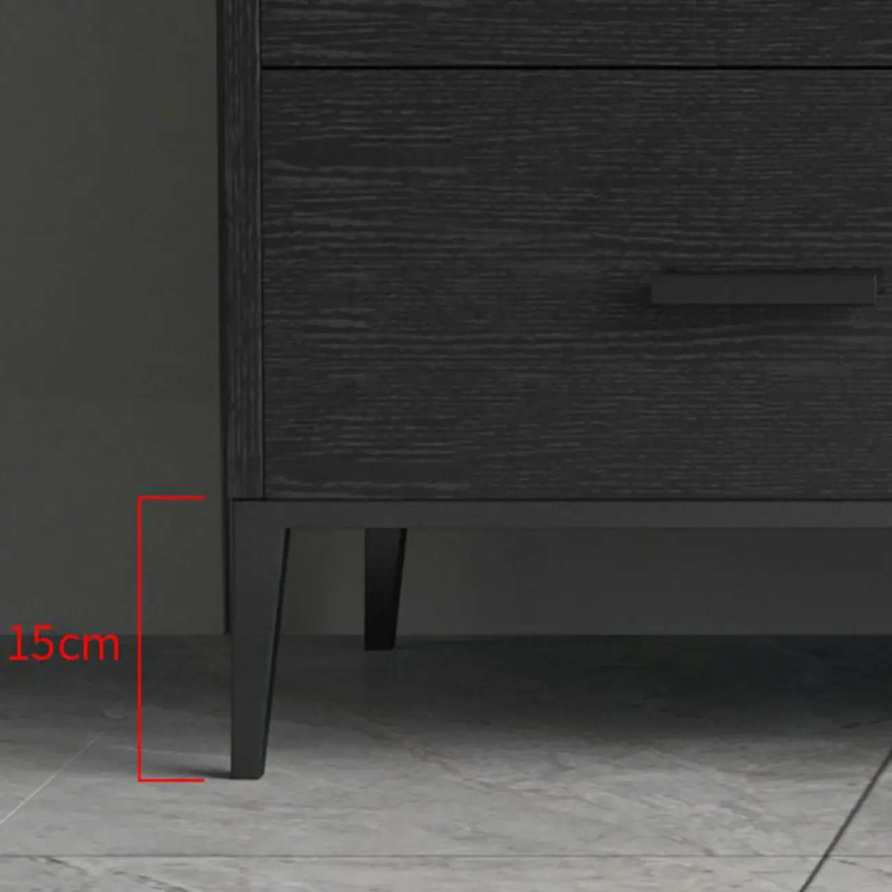 Modern Wooden Sideboard with Cabinets & Wine Rack