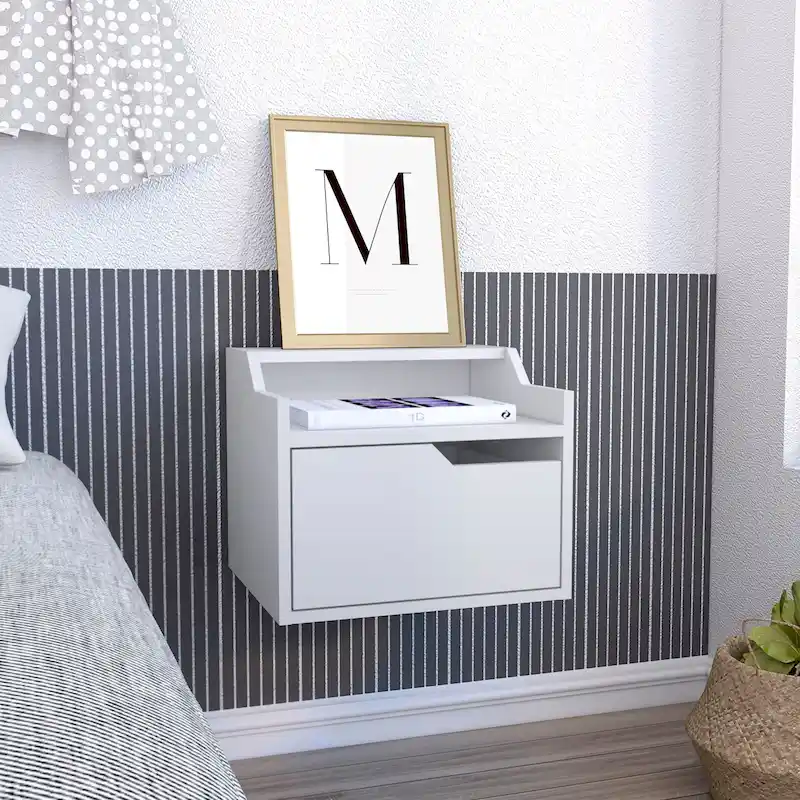 Busan 1-Drawer Modern Floating Nightstand