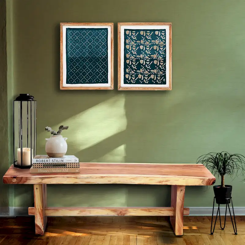 Backless Bench, Approximately 69 Inches In Length.